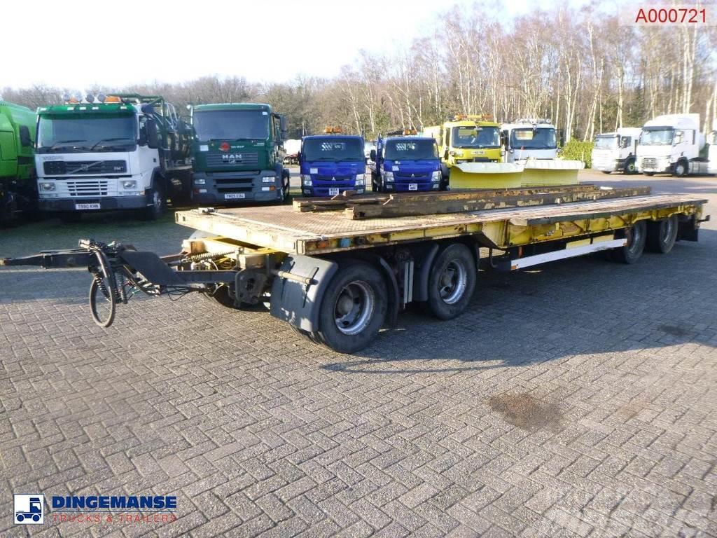 Nooteboom 4-axle lowbed drawbar trailer ASD-40-22 Prikolice platforme/otvoreni sanduk