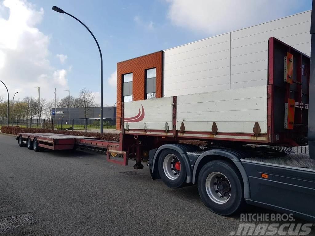 Broshuis Semi - dieplader | 3 asser | 6,5 uitschui Low loader-semi-trailers