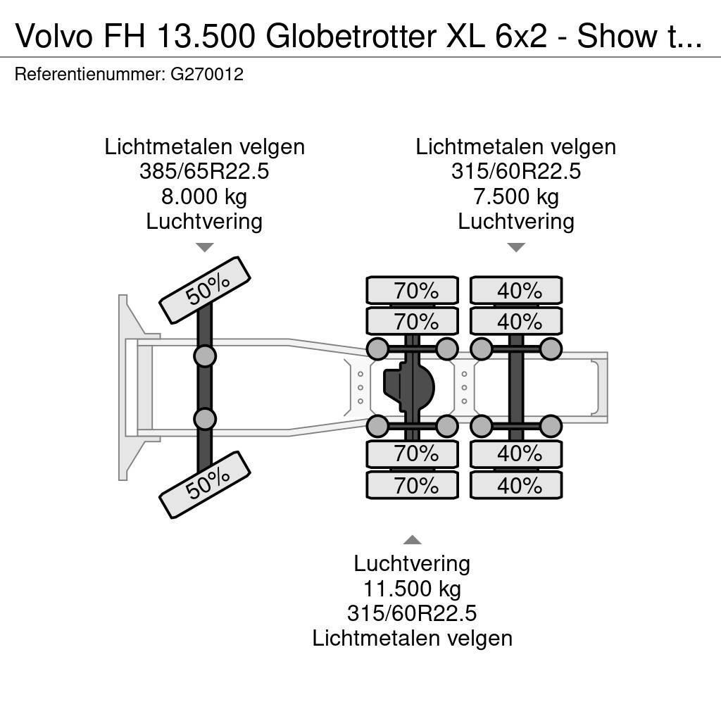 Volvo FH 13.500 Globetrotter XL 6x2 - Show truck - Custo Tegljači