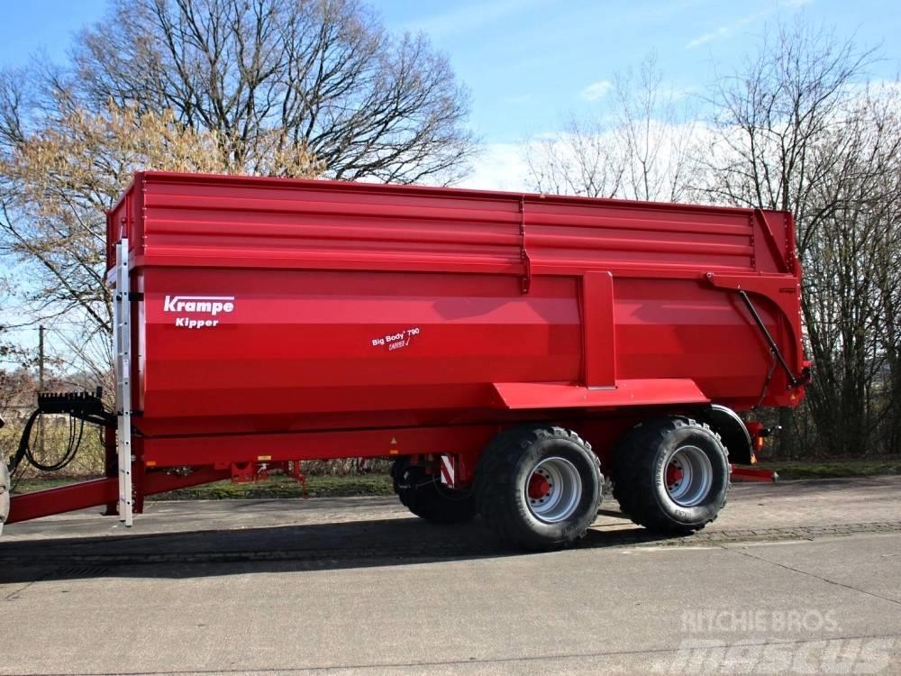 Krampe Big Body 790 C Flatbed/Dropside semi-trailers