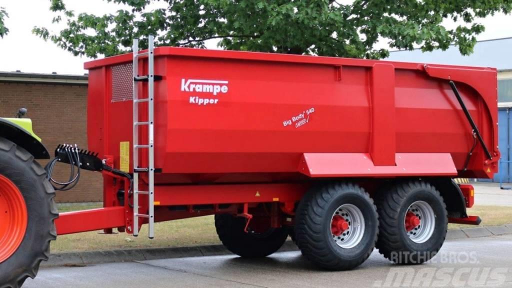 Krampe Big Body 540 C Flatbed/Dropside semi-trailers