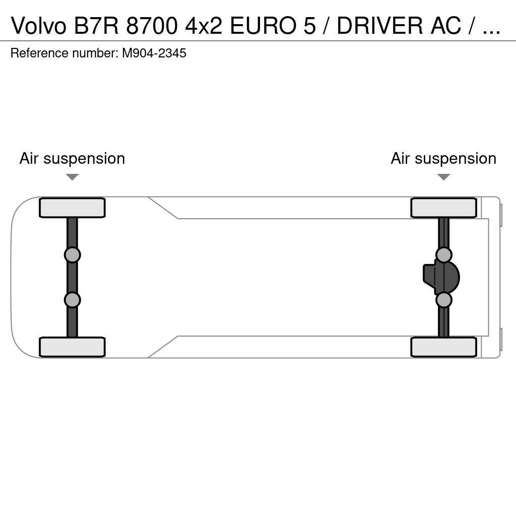 Volvo B7R 8700 4x2 EURO 5 / DRIVER AC / AUXILIARY HEATIN Intercity buses