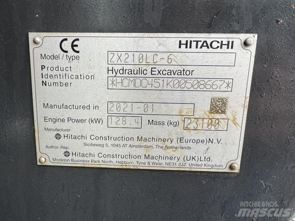 Hitachi ZX 210 LC-6 Bageri guseničari