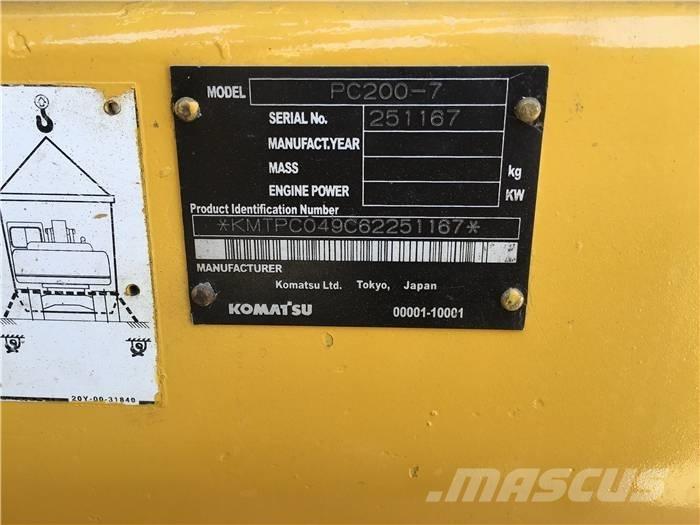 Komatsu PC 200-7 Bageri guseničari