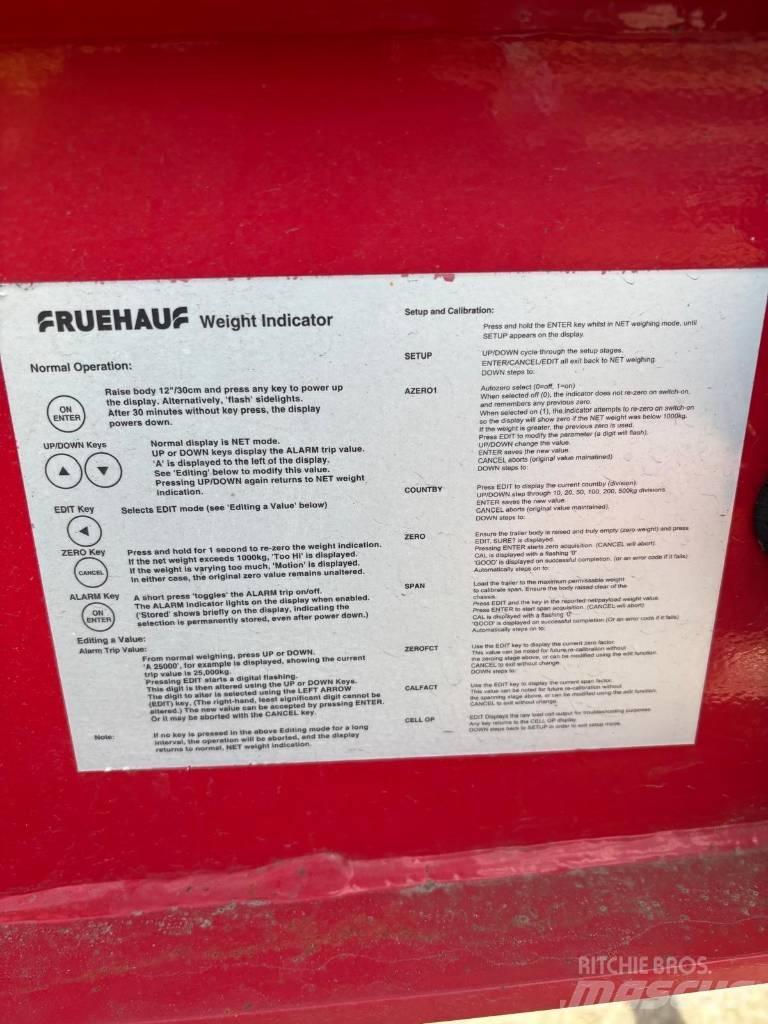 Fruehauf Halfpipe Kiper poluprikolice
