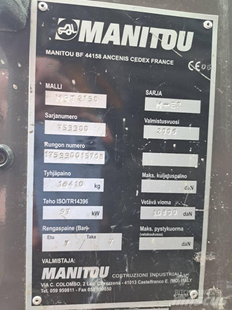Manitou MRT 2150 Teleskopski viljuškari
