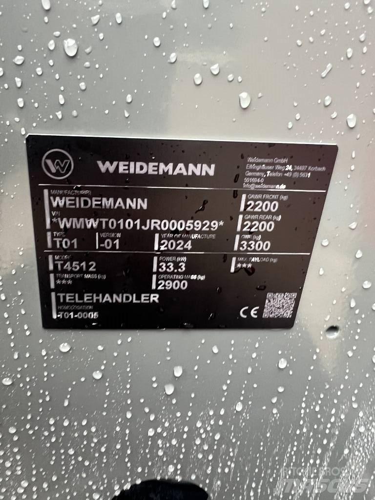 Weidemann 4512 Poljoprivredni teleskopski utovarivači