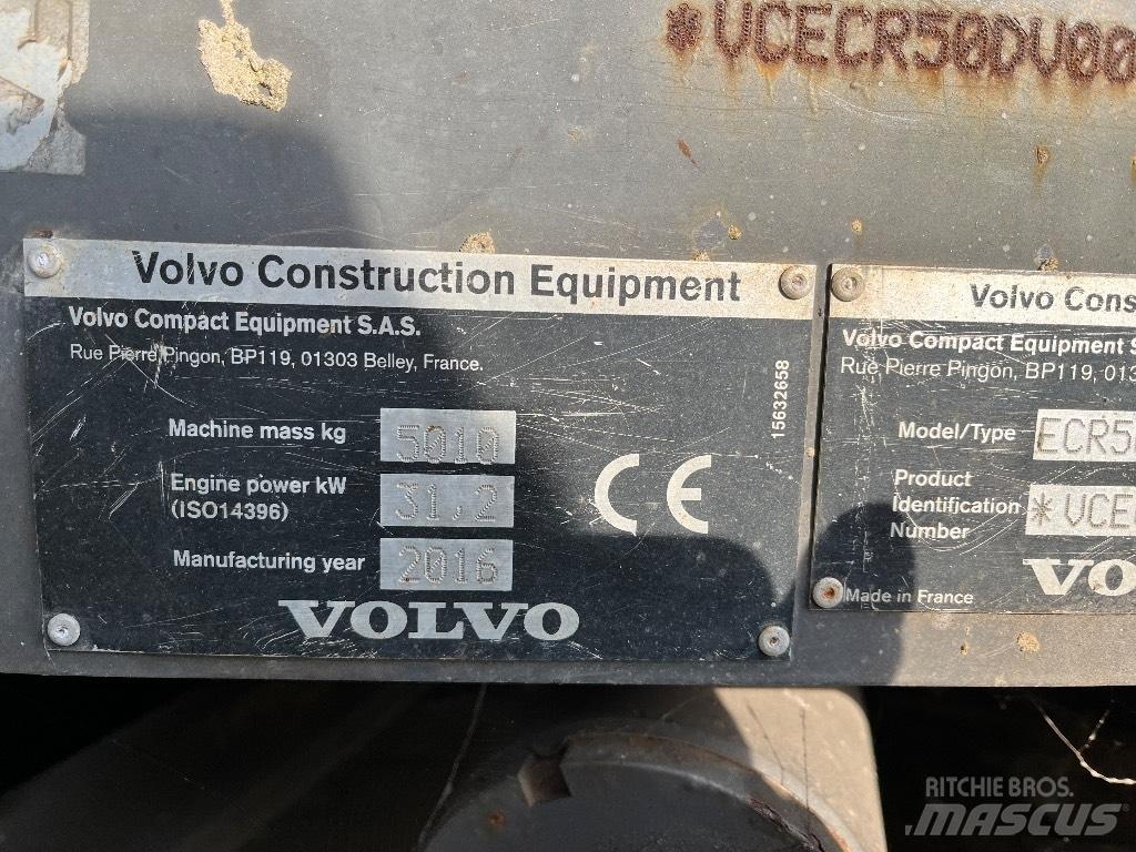 Volvo ECR 50 D Mini bageri < 7t