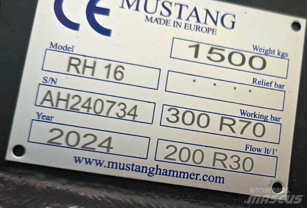 Mustang RH16 Drobilice drva / čiperi