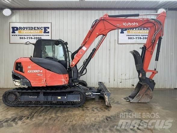 Kubota KX080-4 Bageri guseničari