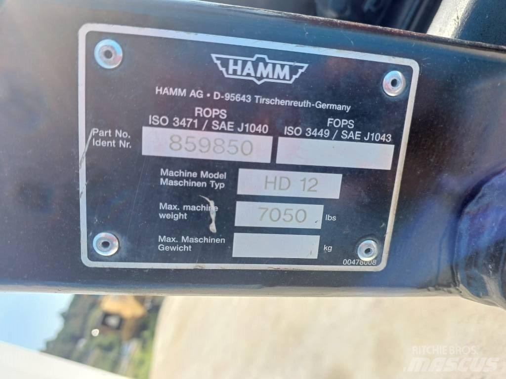 Hamm HD 12 Valjci sa duplim bubnjem