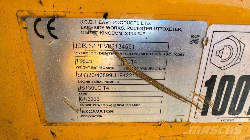 JCB JS 130 LC Bageri guseničari