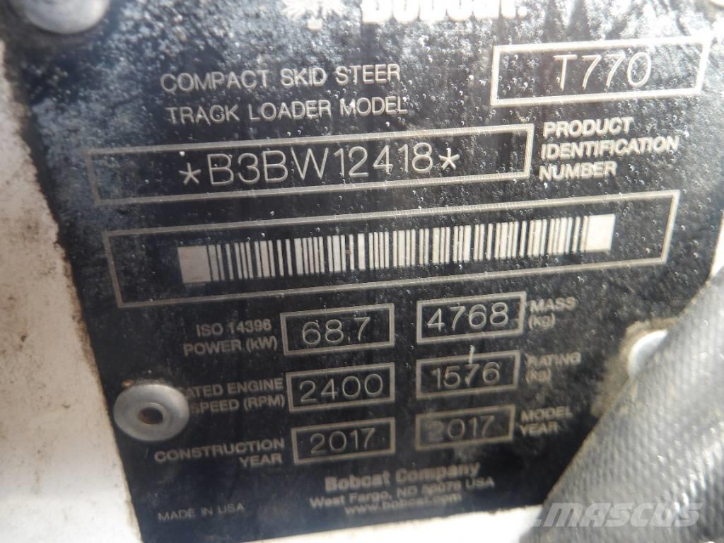Bobcat T 770 Utovarivaču guseničara