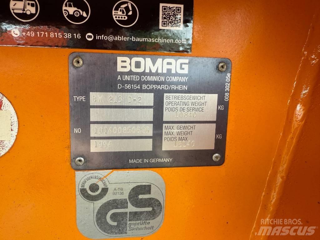 Bomag BW 213 D-2 Valjci sa jednim bubnjem