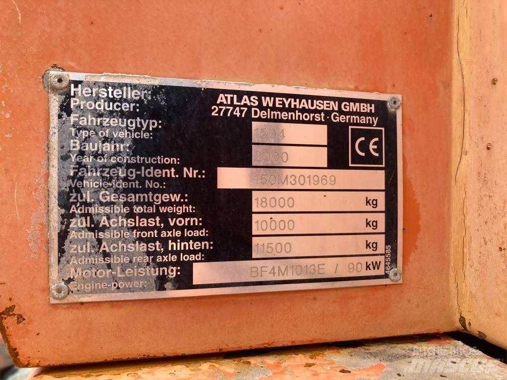 Atlas 1504 Bageri točkaši