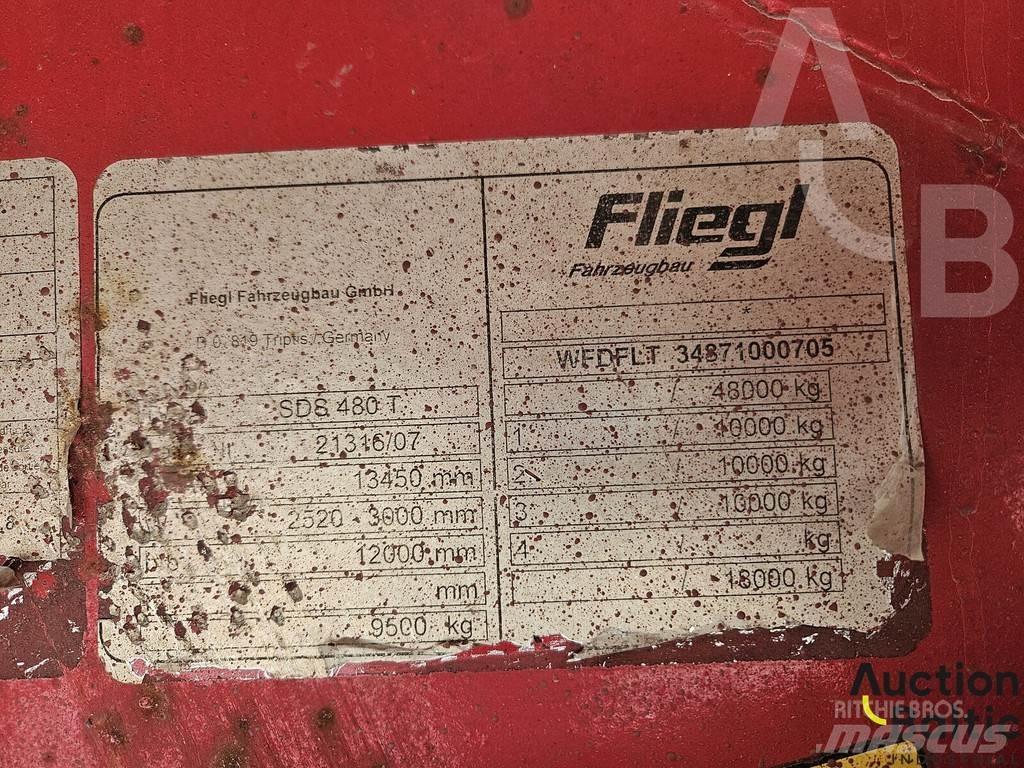 Fliegl SDS 480 T Poluprikolice sa ciradom
