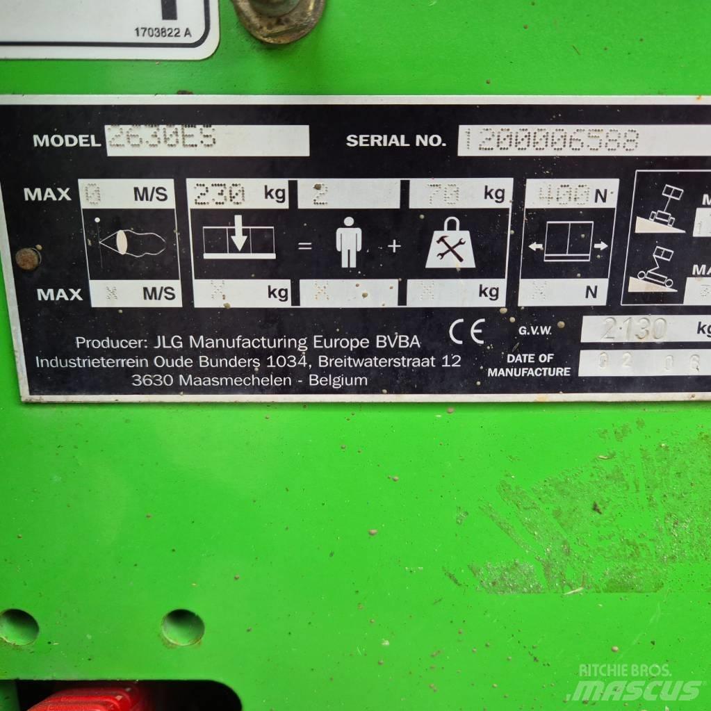JLG 2630 ES Makazaste platforme