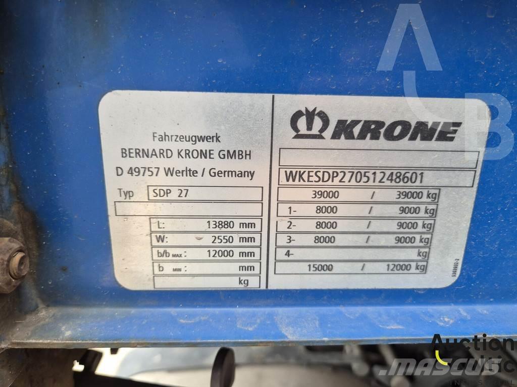 Krone SDP 27 Poluprikolice sa ciradom