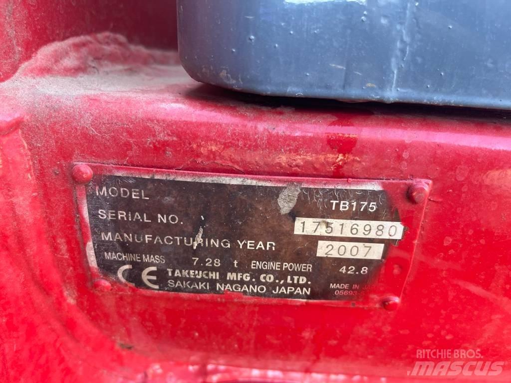 Takeuchi TB 175 Midi bageri 7t – 12t