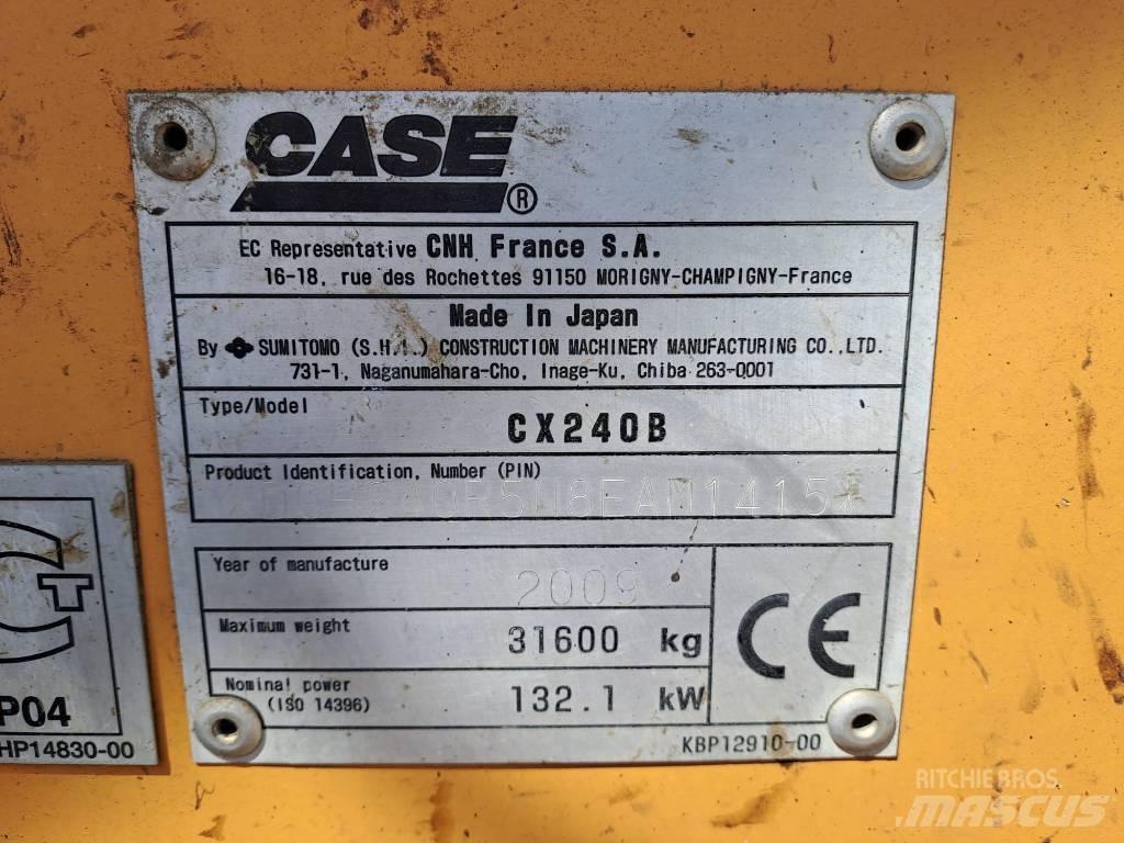 CASE CX 240 B MH Bageri za prenos primarnih/sekundarnih sirovina