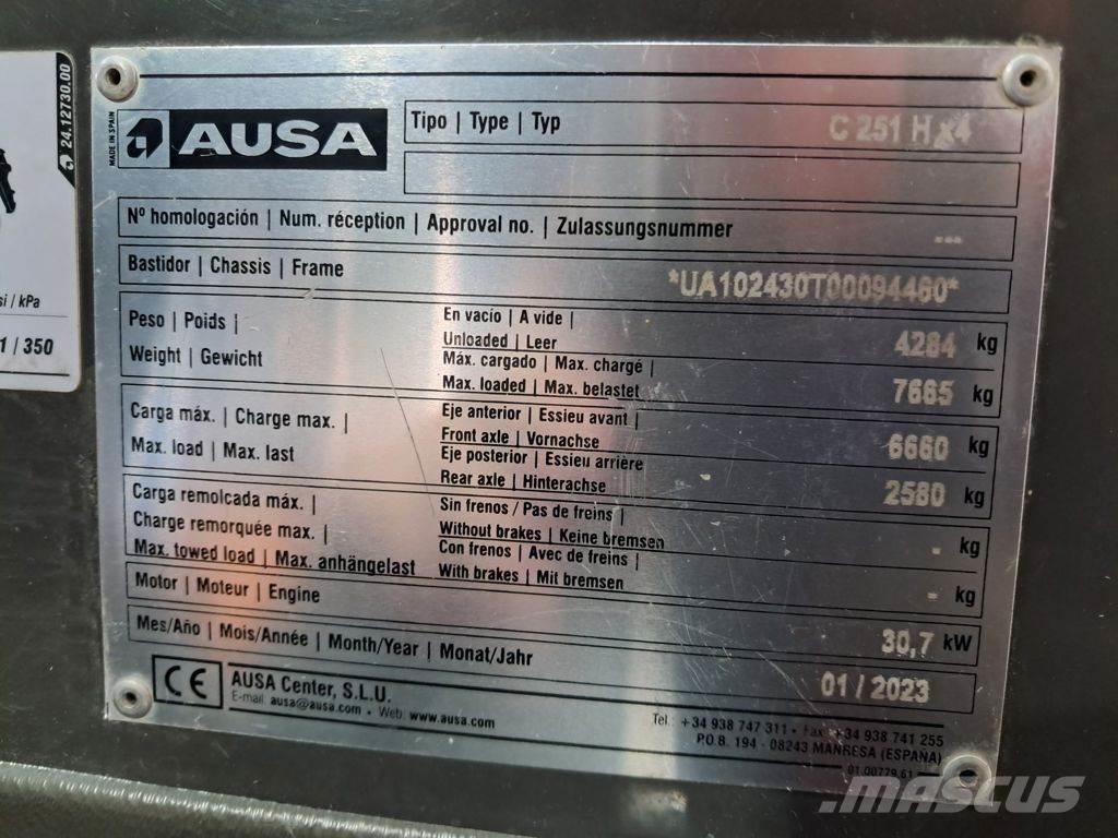 Ausa C251 HX4 Vanterenski viljuškar