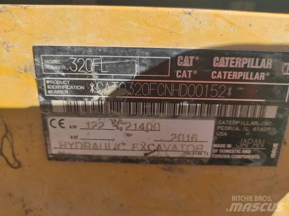 CAT 320 FL 3D Bageri guseničari