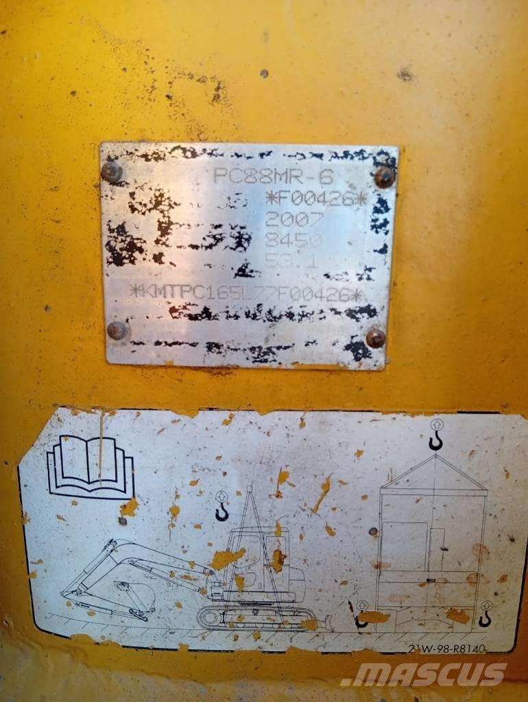 Komatsu PC 88 MR-6 Midi bageri 7t – 12t