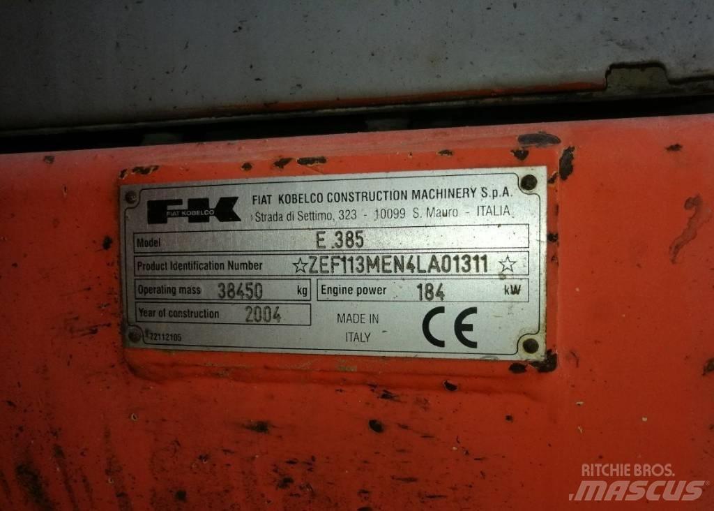 Fiat-Kobelco E385 Bageri guseničari