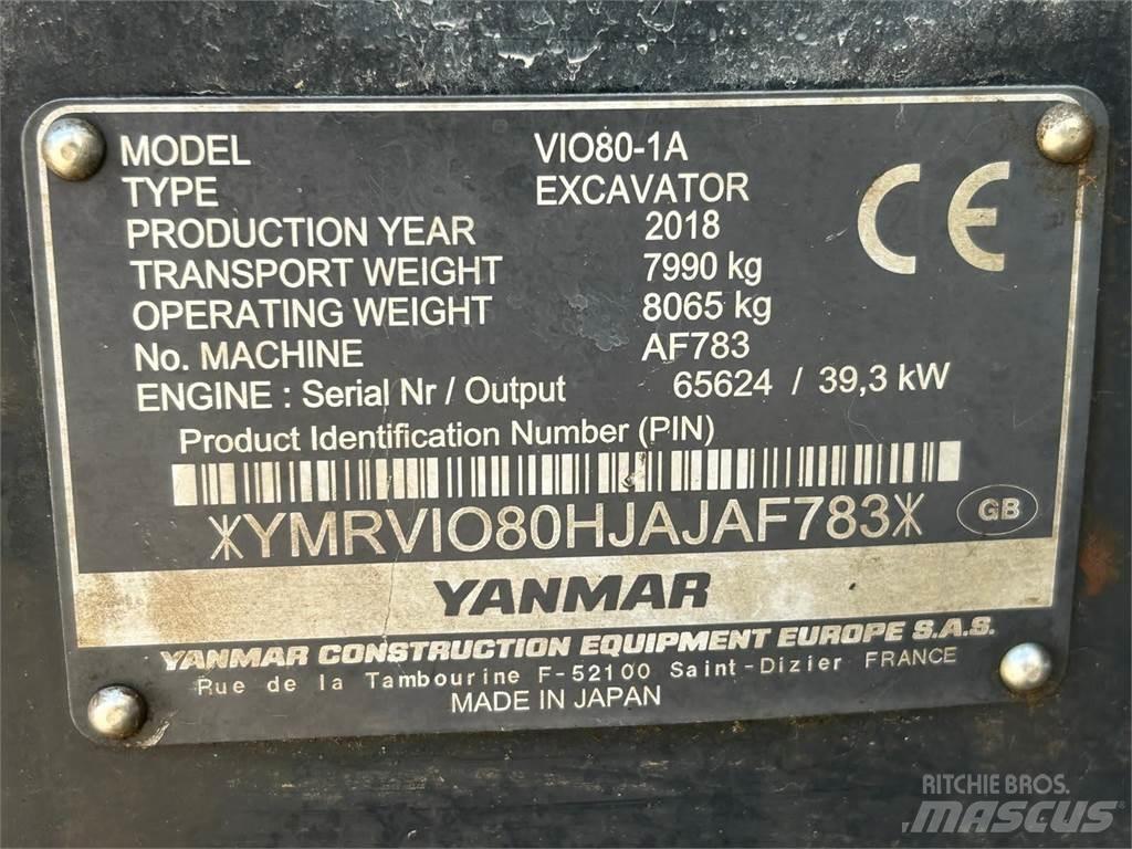 Yanmar Vio 80-1A Midi bageri 7t – 12t