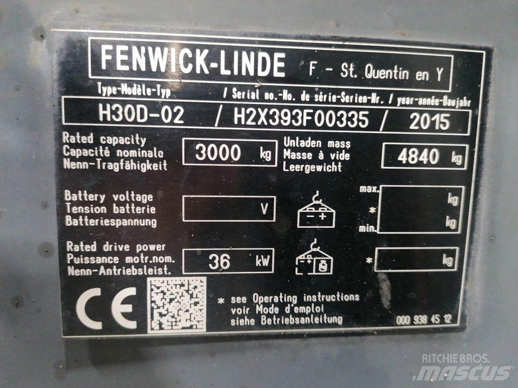 Linde H30D-02 Dizelski viljuškari