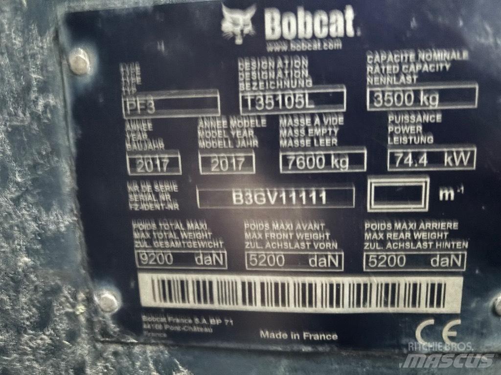 Bobcat T 35.105 L Teleskopski viljuškari