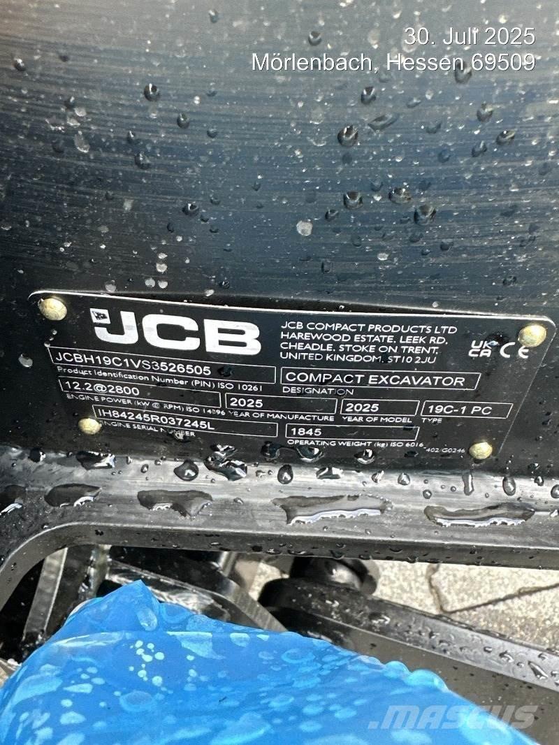 JCB 19C-1 Mini bageri < 7t
