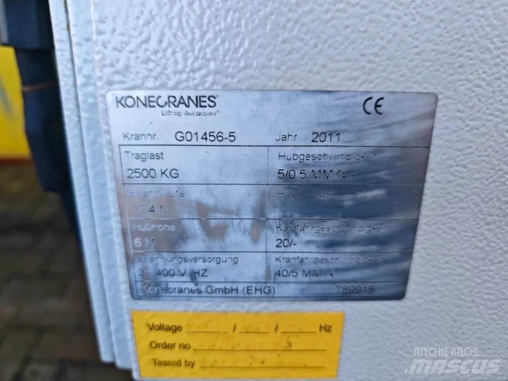 Konecranes 2.5 Ton Polovni nadzemni i kontejnerski kranovi