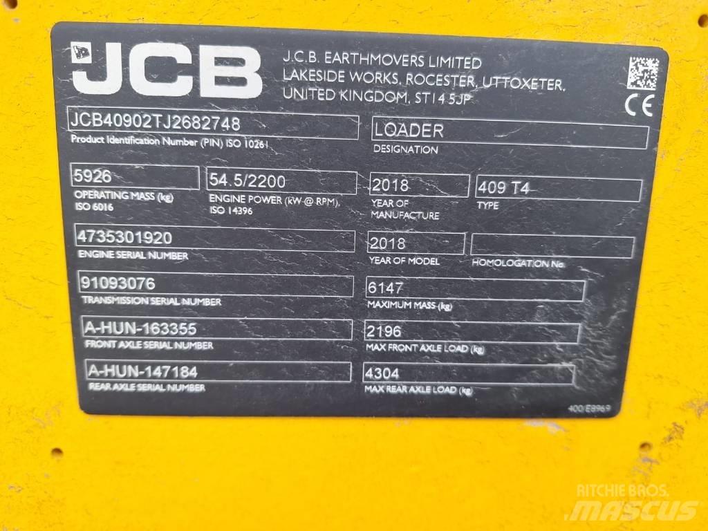 JCB 409 NE T4 Utovarivači na točkove