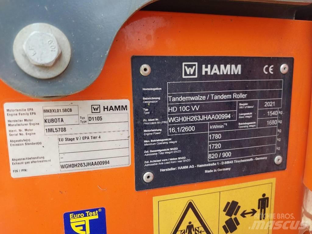 Hamm HD 10 C VV Vibro ploče