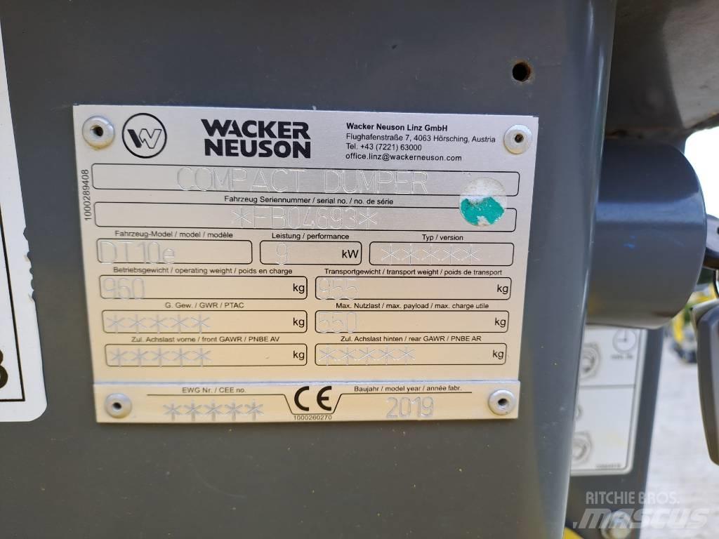Wacker Neuson DT10e Damperi na gusenice