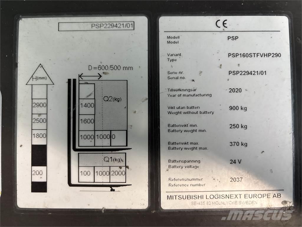 Atlet PSP160 Samopogonski ručni viljuškari