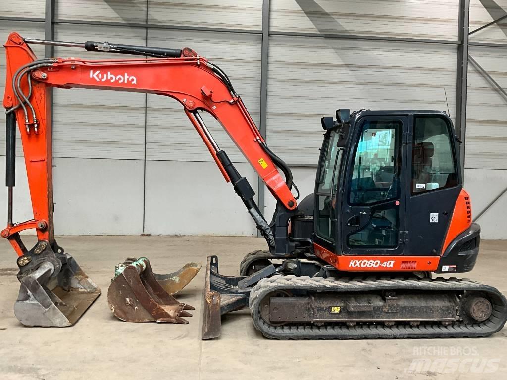 Kubota KX 080-4 A Midi bageri 7t – 12t
