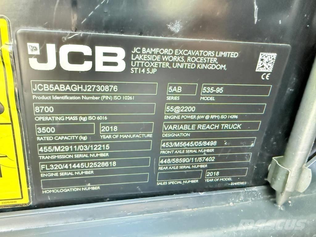 JCB 535-95 Teleskopski viljuškari