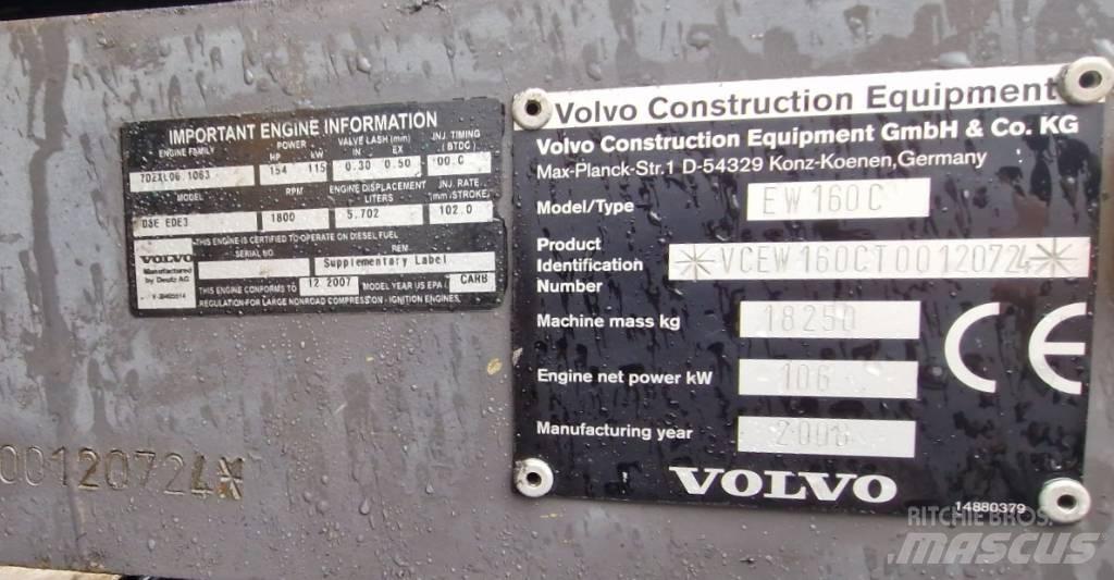 Volvo EW160C Bageri točkaši