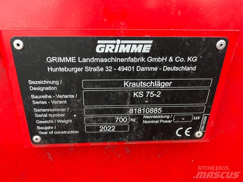 Grimme KS 75-2 Odstranjivači stabljika krompira