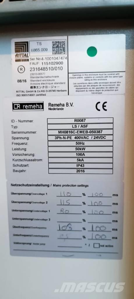  Remeha ELW 50-100 Generatori na plin