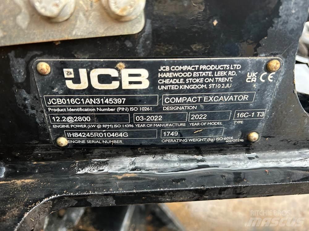 JCB 16C-1 Mini bageri < 7t