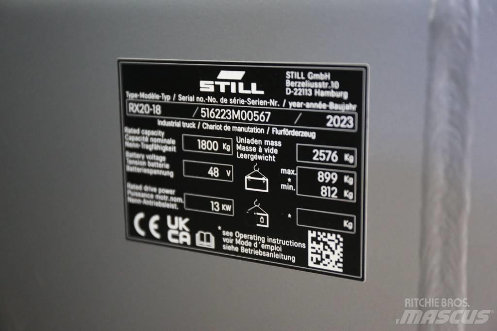 Still RX20-18 Električni viljuškari