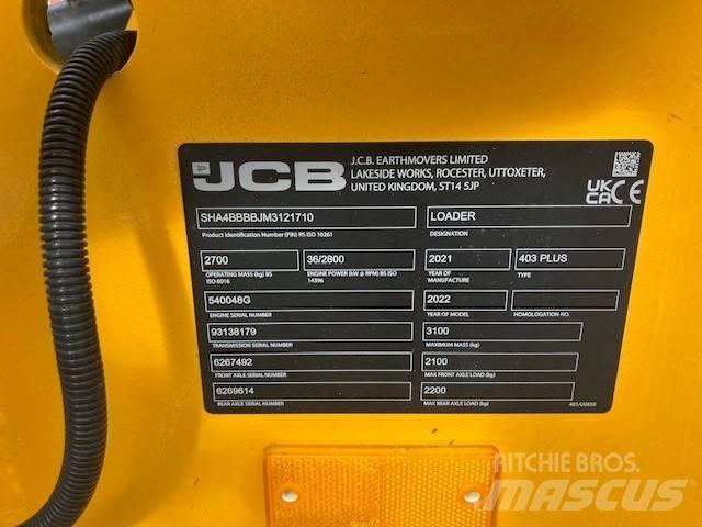 JCB 403 plus Mini utovarivači