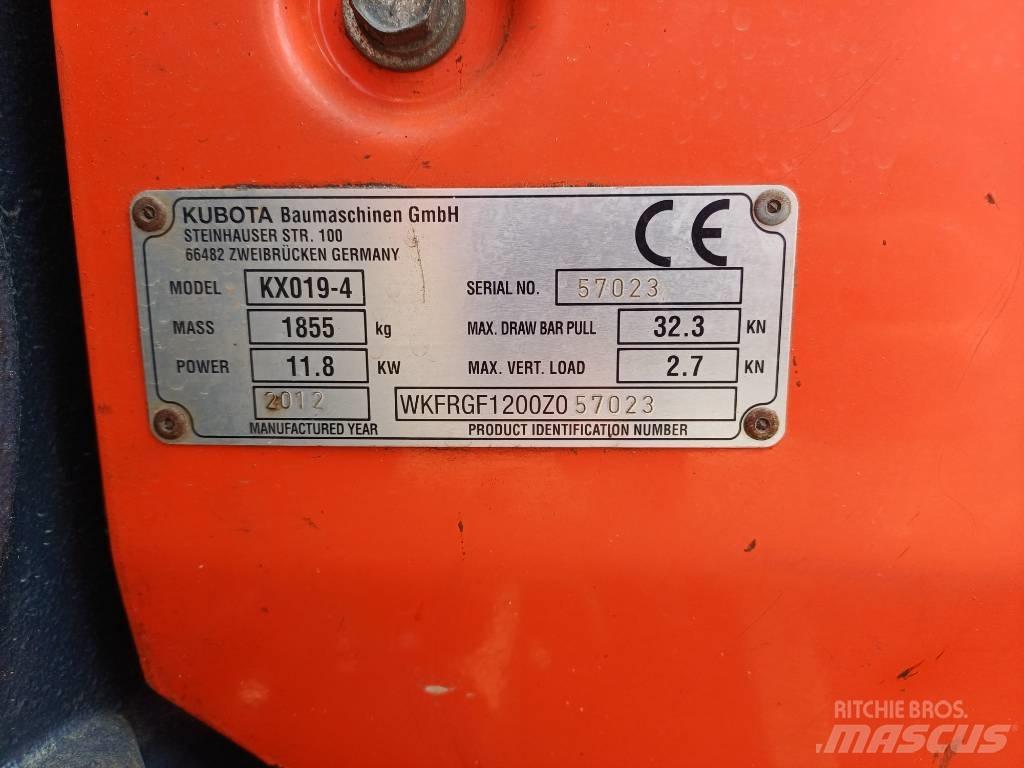 Kubota KX 019-4 Mini bageri < 7t