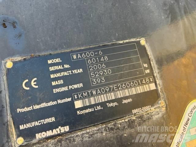 Komatsu WA 600-6 Utovarivači na točkove