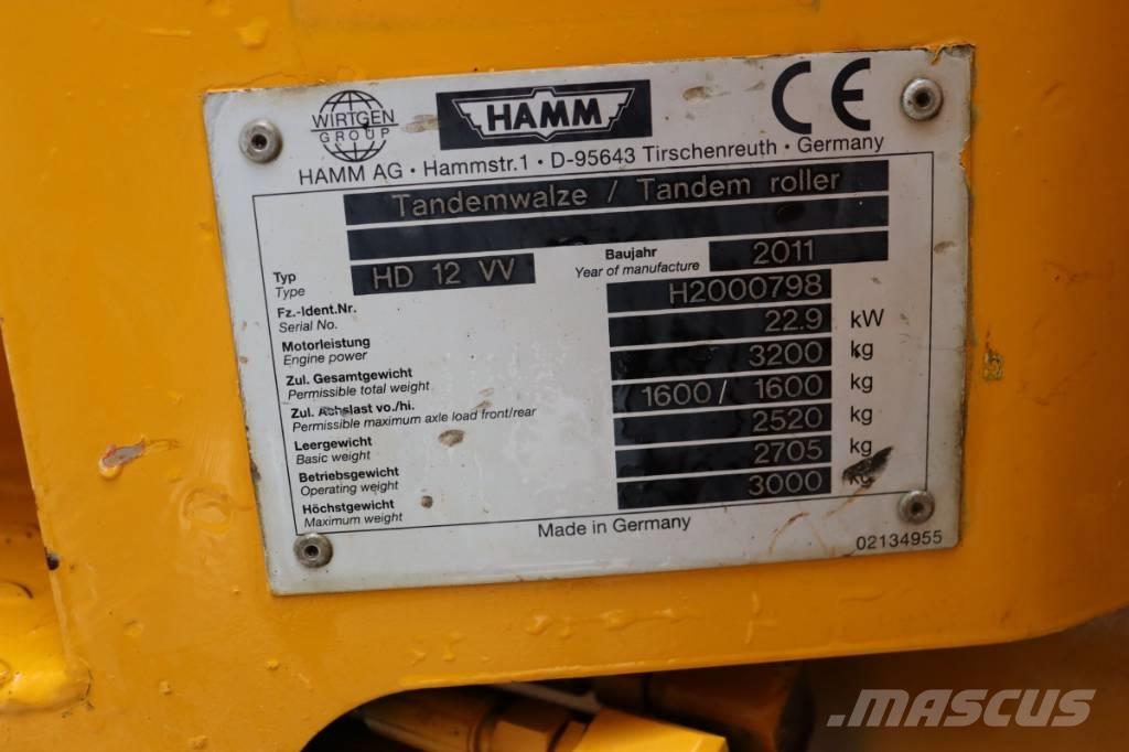 Hamm HD 12 VV Valjci sa duplim bubnjem