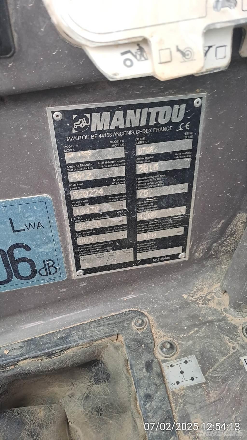 Manitou MT1440 Teleskopski viljuškari
