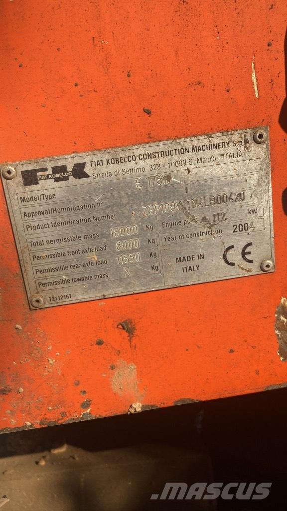 Fiat-Kobelco E 175 W Bageri točkaši